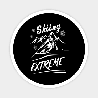 Winter Sports Skiing Ski Skiing Extreme Magnet